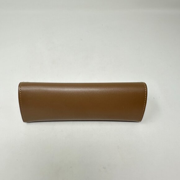 Burberry Camel Brown Soft Leather Eyeglasses Sunglass Case - Picture 3 of 6